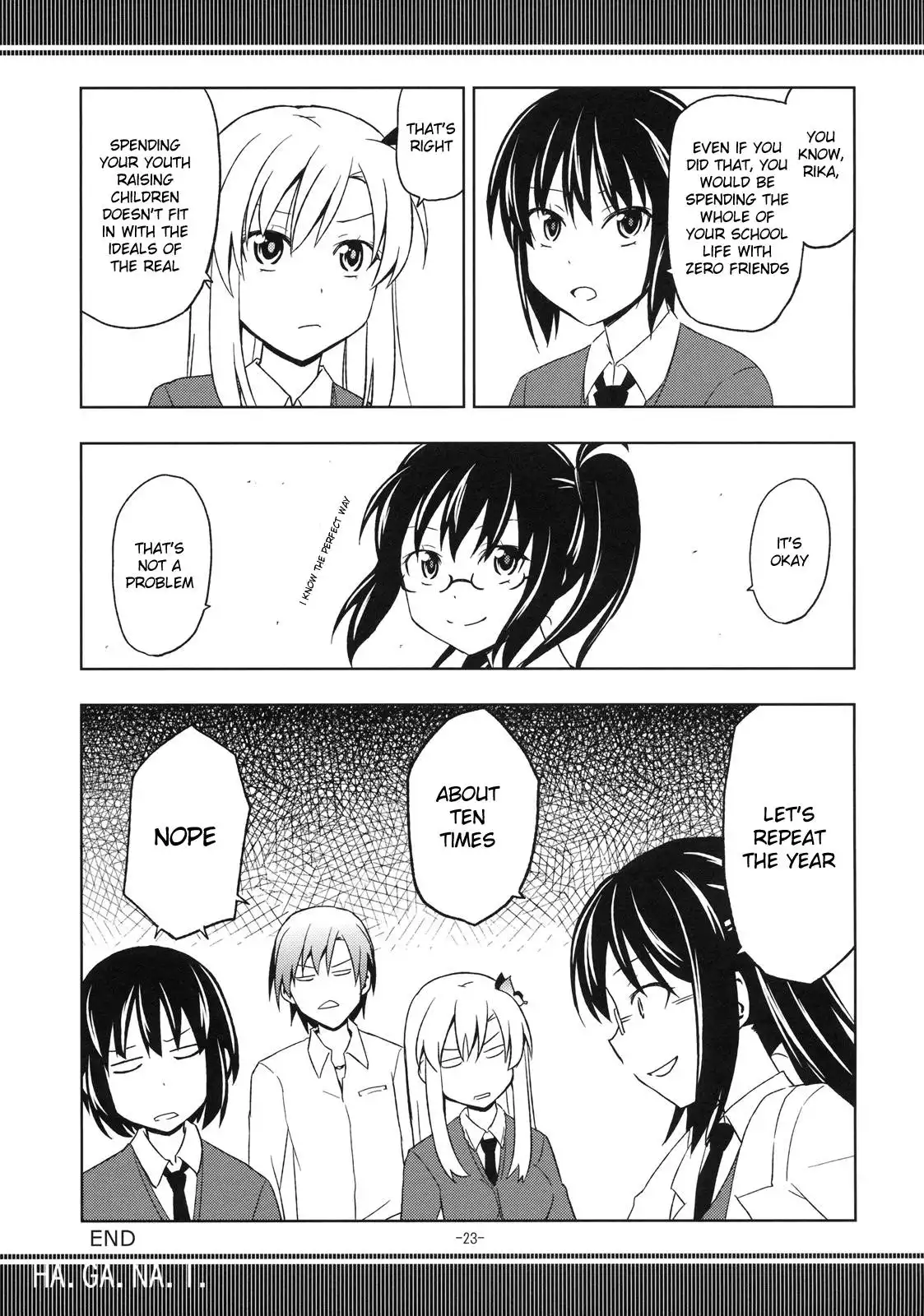 Boku wa Tomodachi ga Sukuna - Anti-Reaju Pandemic (Doujinshi) Chapter 0 22